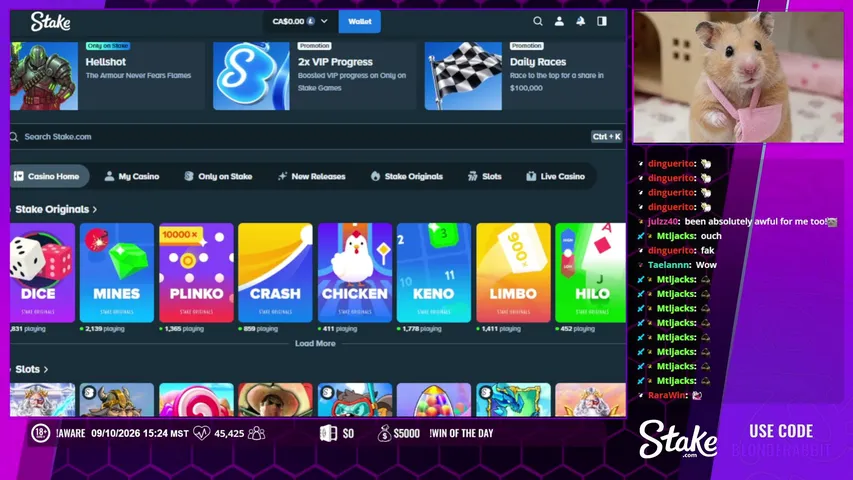 blonderabbit playing Slots & Casino - Live Casino Stream