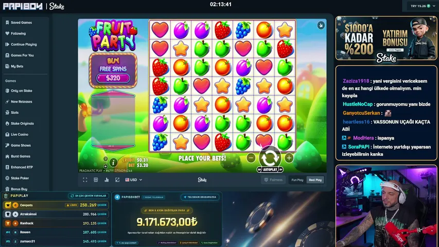 tepki playing Slots & Casino - Live Casino Stream