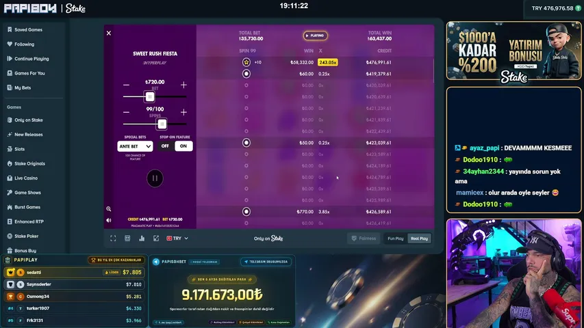 tepki playing Slots & Casino - Live Casino Stream