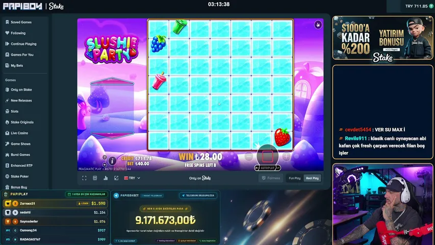 Tepki playing Slots & Casino - Live Casino Stream