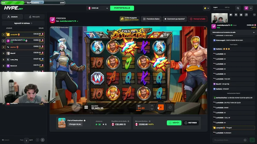 justinbarrettetv playing Slots & Casino - Live Casino Stream