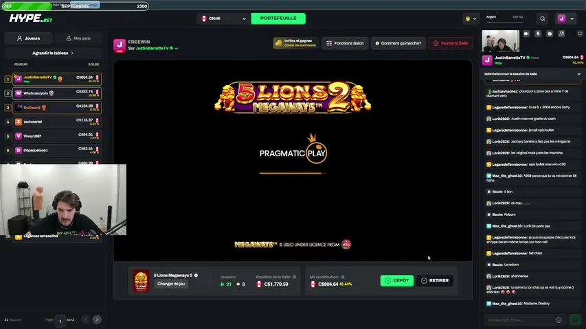 justinbarrettetv playing Slots & Casino - Live Casino Stream