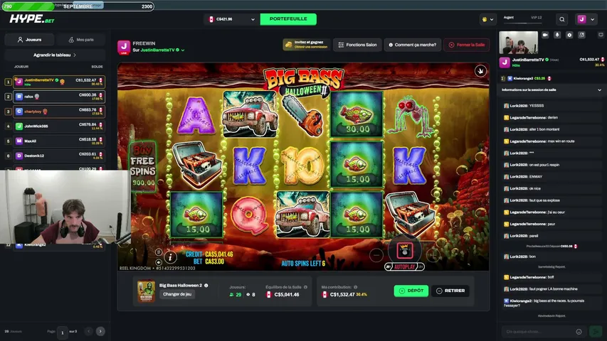 justinbarrettetv playing Slots & Casino - Live Casino Stream