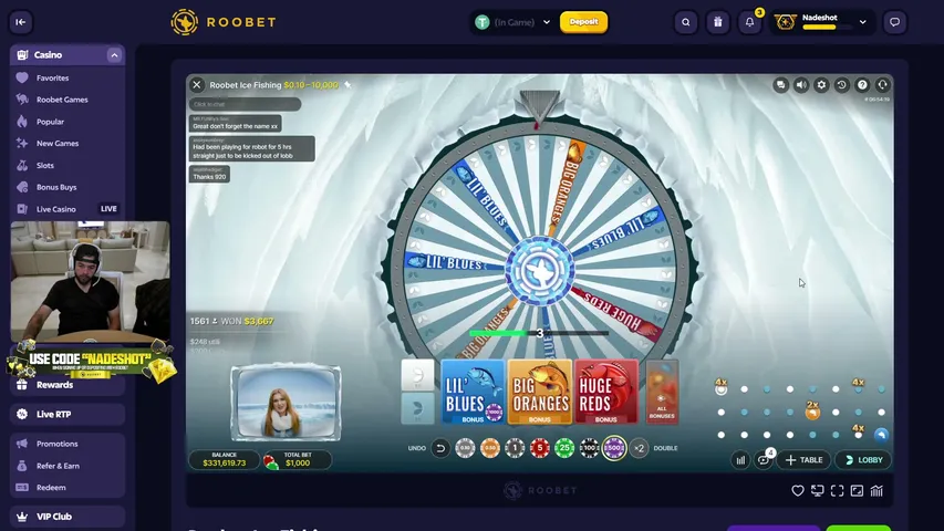 Nadeshot playing Slots & Casino - Live Casino Stream
