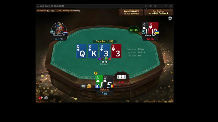 balonas playing Poker - Live Casino Stream
