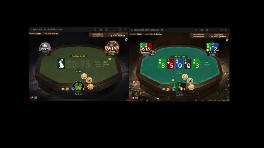 balonas playing Poker - Live Casino Stream