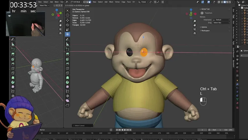 🐒💀 Escultura rápida en vivo 🔥