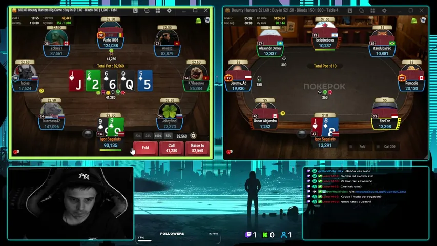 danceofdeath6 playing Poker - Live Casino Stream