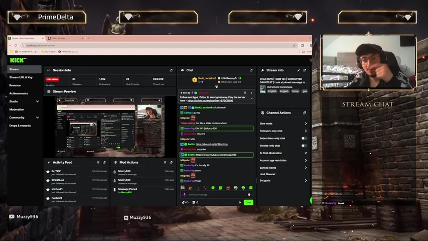 Orion RSPS | HCIM 10x | CORRUPTED GAUNTLET | Look at pinned message to enter giveaways