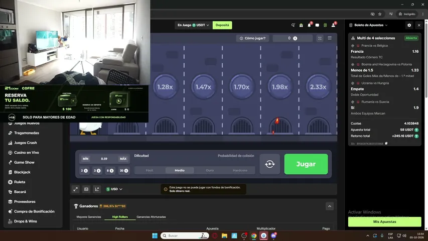 opticalrr playing Slots & Casino - Live Casino Stream
