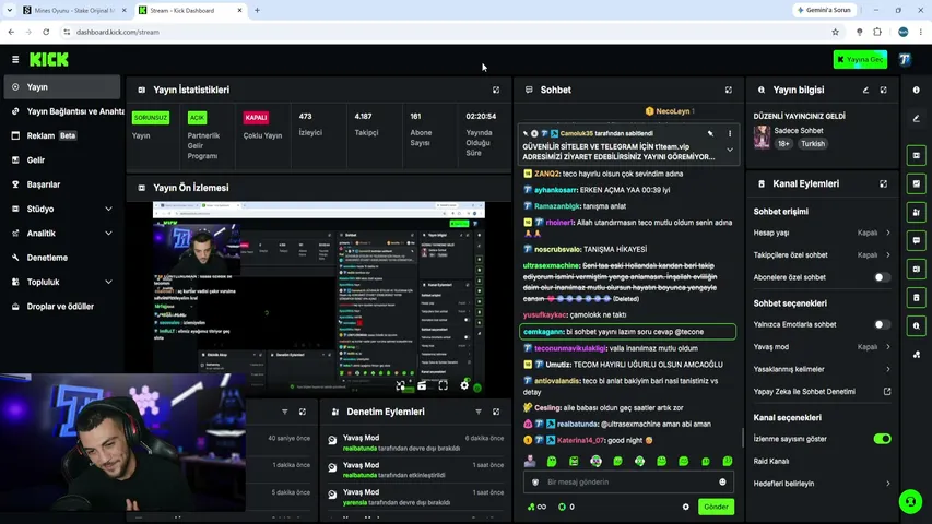 tecone playing Just Chatting - Live Casino Stream