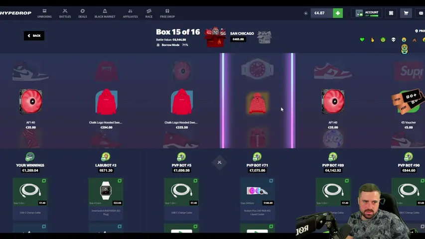 hypedrop playing Slots & Casino - Live Casino Stream