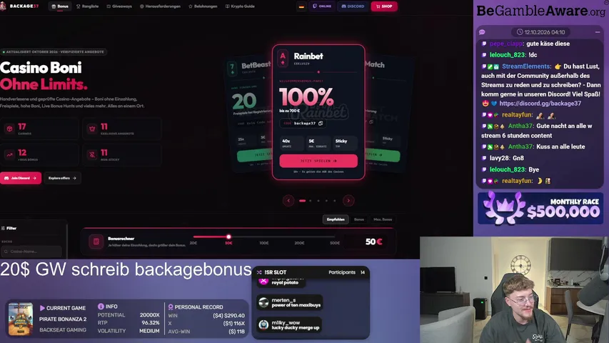 BackAge37 playing Slots & Casino - Live Casino Stream