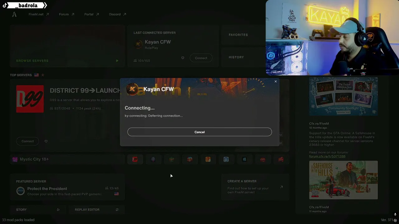 BaDroLa live stream
