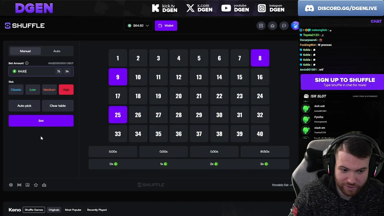 🚨$2,000 Start Spinning🚨 Call a 250x and Win Money🚨 !shuffle !luxdrop
