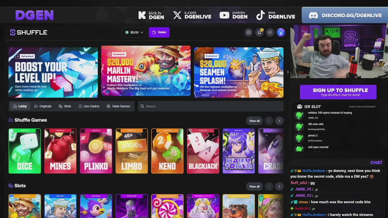 🚨CALL A SLOT WIN = YOU GET $$$🚨WOW🚨 GIVEAWAYS EVERY 15 MINS🚨 !shuffle !luxdrop