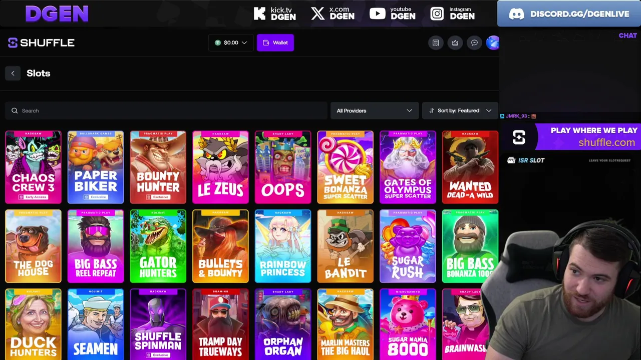 🚨LUXDROP THEN SHUFFLE 2K START🚨 CALL 250X AND WIN $$$ WOW FREE CASH 🚨 !shuffle !luxdrop
