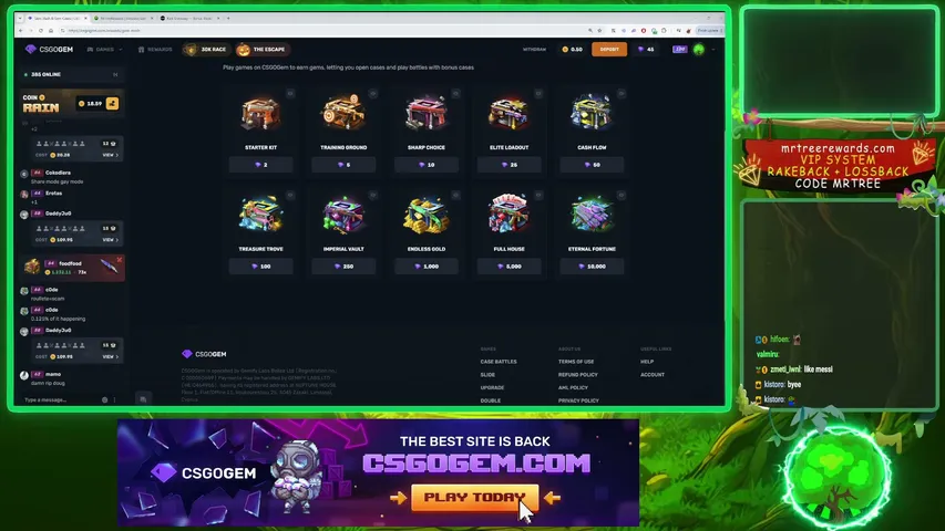 GAMBLING MILLIONS ON CS2 CASE SITES