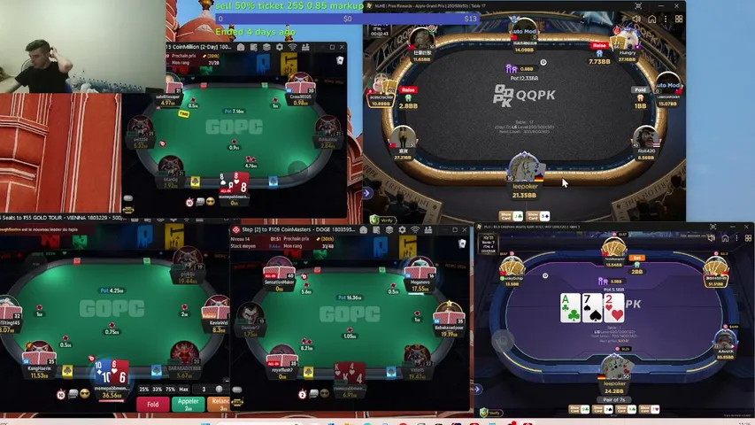 luca19952 playing Poker - Live Casino Stream