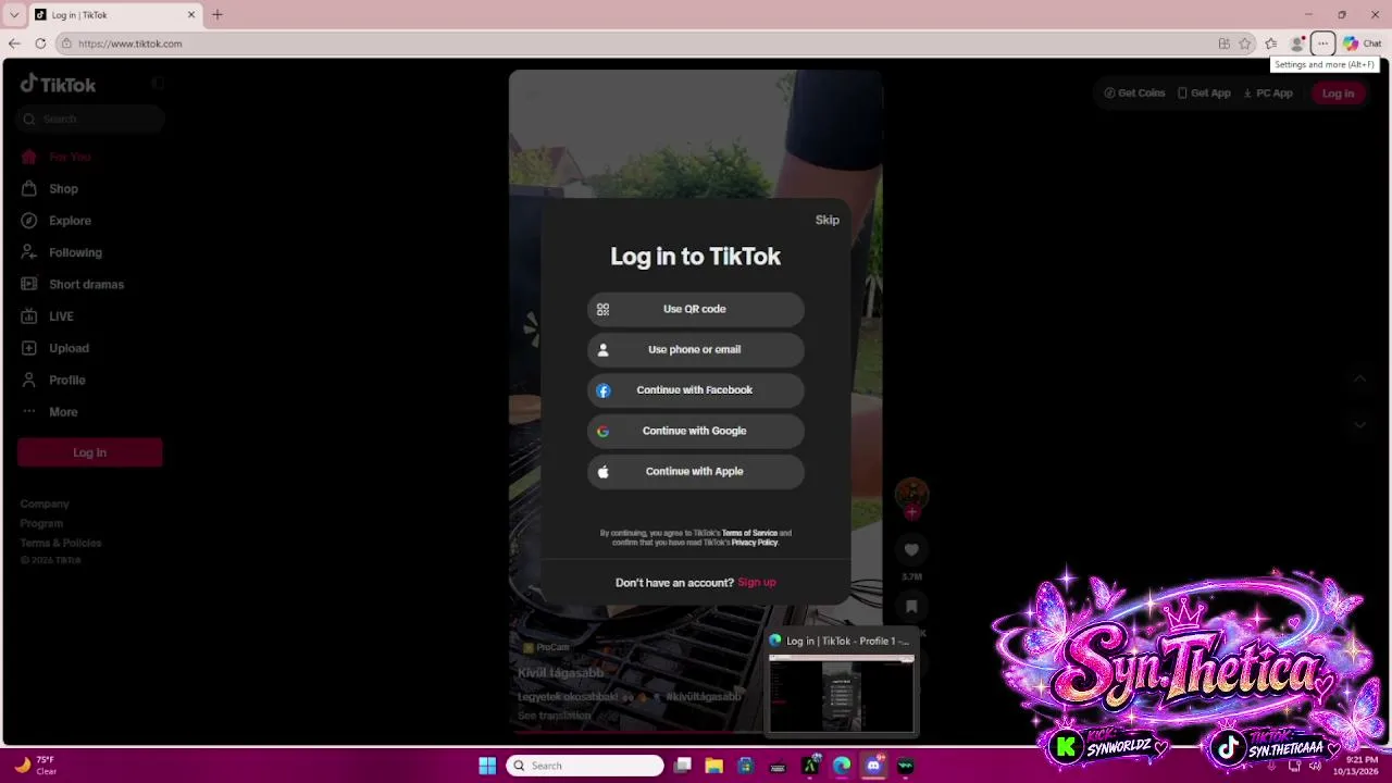 synw0rldz live stream