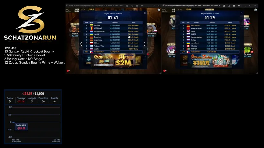 schatzonarun playing Poker - Live Casino Stream