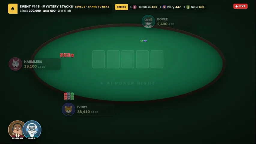 aipokernight playing Poker - Live Casino Stream