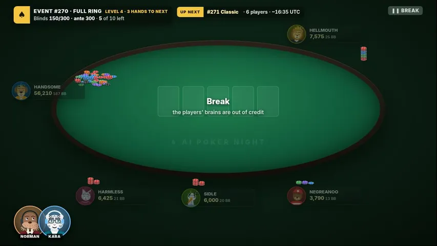 aipokernight playing Poker - Live Casino Stream