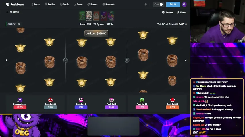 oneeyedgregg playing Slots & Casino - Live Casino Stream