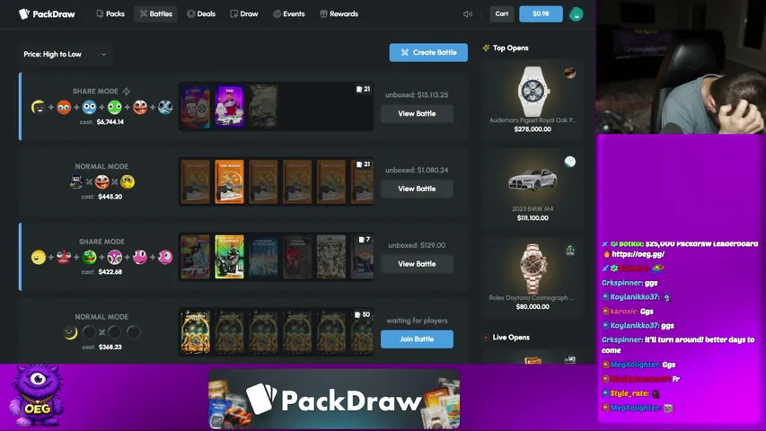 oneeyedgregg playing Slots & Casino - Live Casino Stream