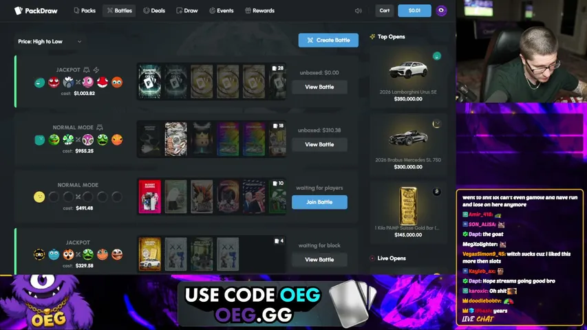 oneeyedgregg playing Slots & Casino - Live Casino Stream