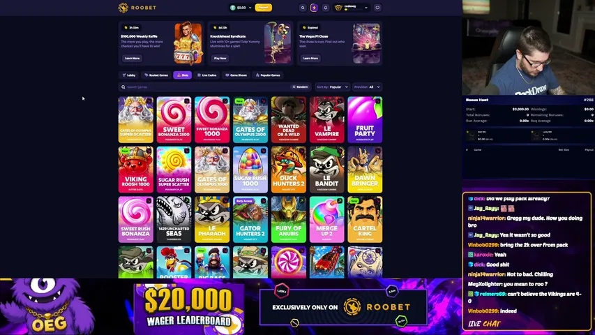 oneeyedgregg playing Slots & Casino - Live Casino Stream