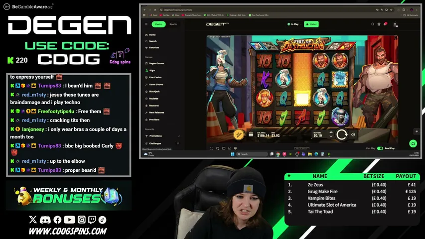 cdogspins playing Slots & Casino - Live Casino Stream