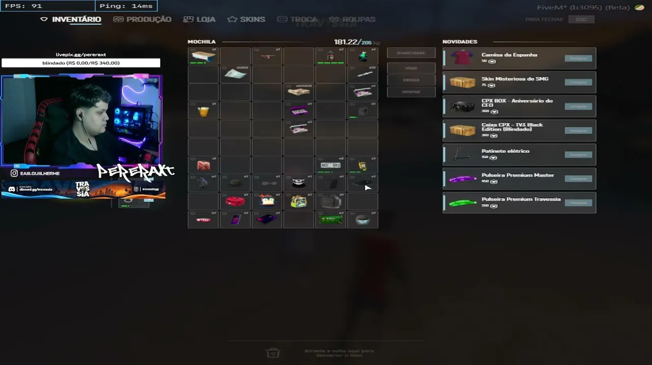 pereraXT live stream