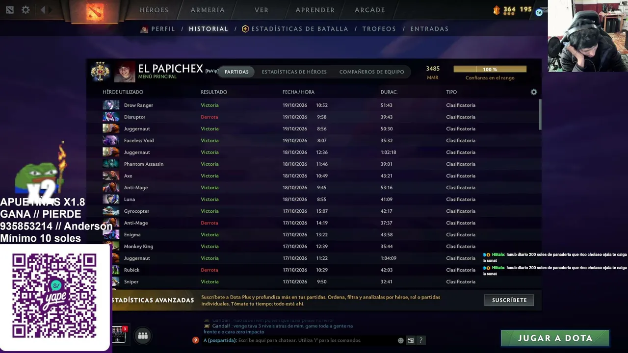 ElPapicha live stream