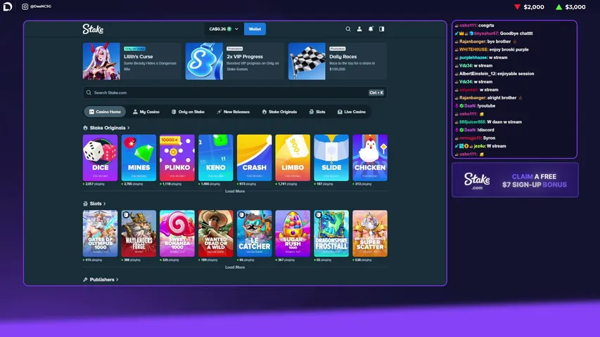 daan playing Slots & Casino - Live Casino Stream
