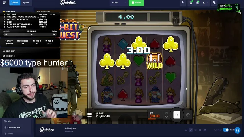 rainseth playing Slots & Casino - Live Casino Stream