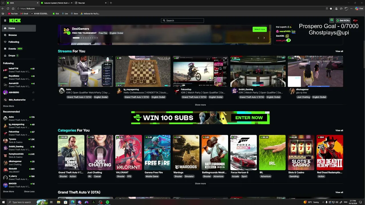 Ghost_PlaySS live stream