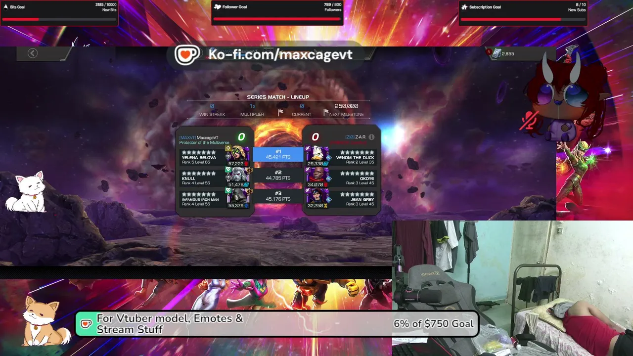 MaxcageVT live