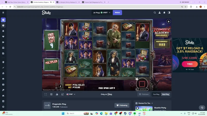 tinodota playing Slots & Casino - Live Casino Stream