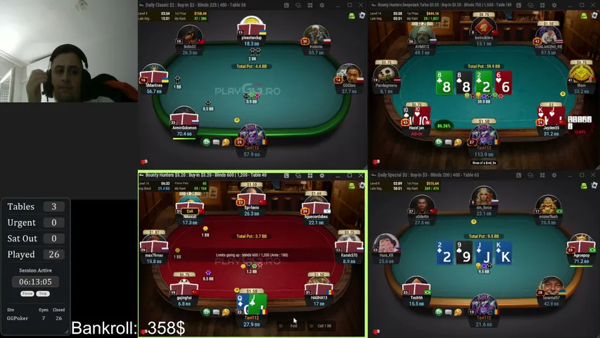 puimic playing Poker - Live Casino Stream