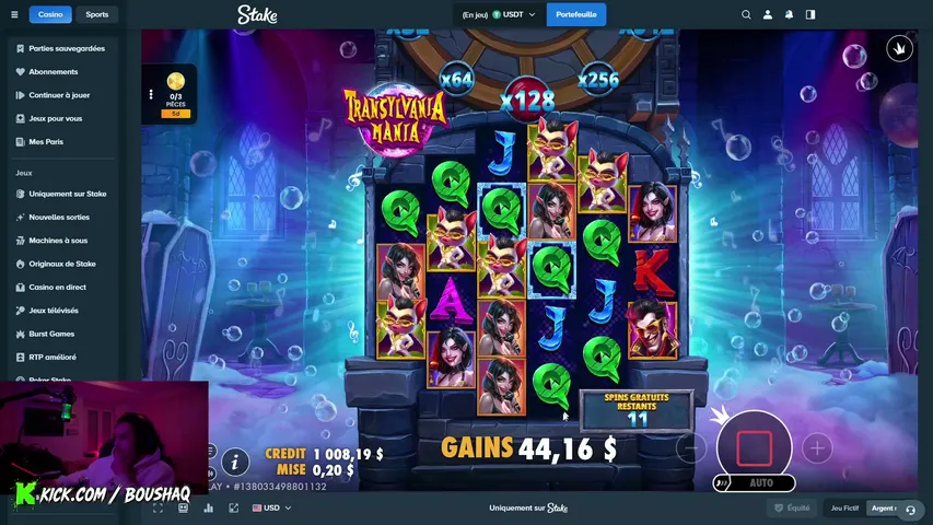 boushaq playing Slots & Casino - Live Casino Stream