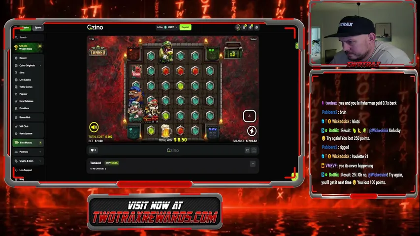 twotrax playing Slots & Casino - Live Casino Stream
