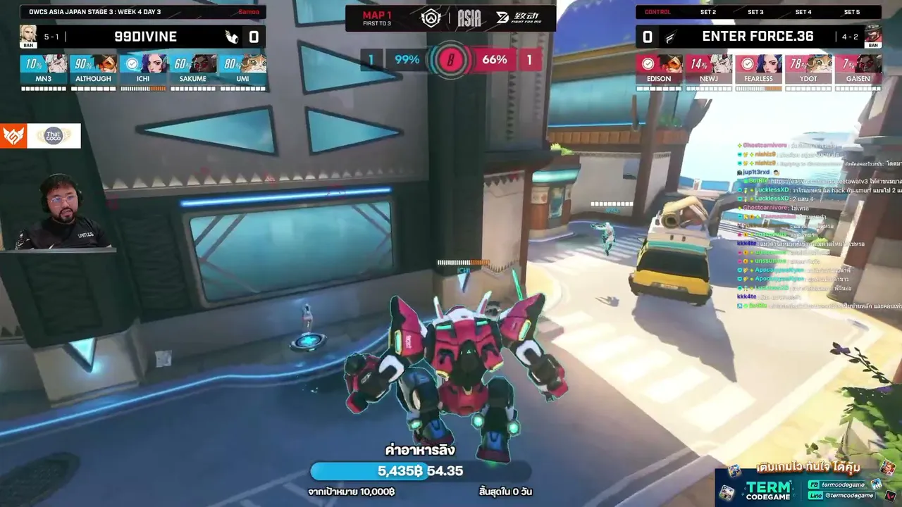 Teetawat live stream
