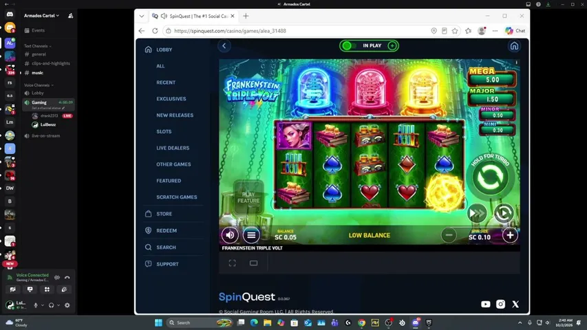 luibenz playing Gamble With Your Friends - Live Casino Stream