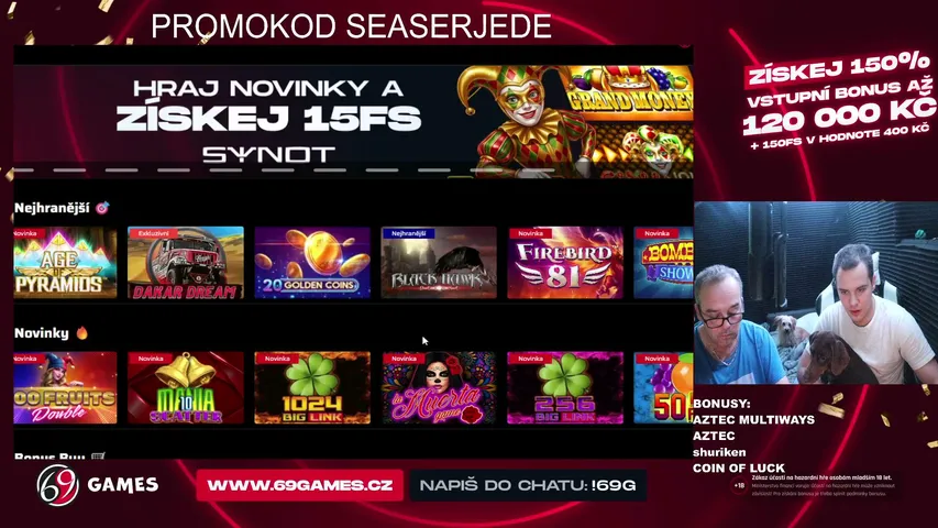 Seaser playing Slots & Casino - Live Casino Stream