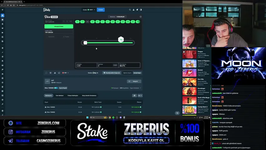 zeberus playing Slots & Casino - Live Casino Stream