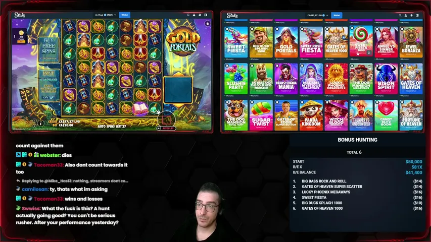 iRusSher playing Slots & Casino - Live Casino Stream