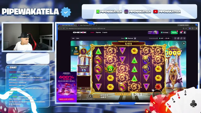 pipewakatela playing Slots & Casino - Live Casino Stream