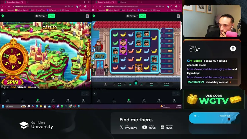 hyuslive playing Slots & Casino - Live Casino Stream