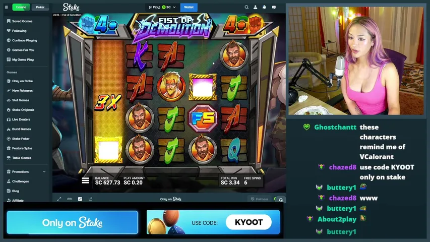 kyootbot playing Slots & Casino - Live Casino Stream